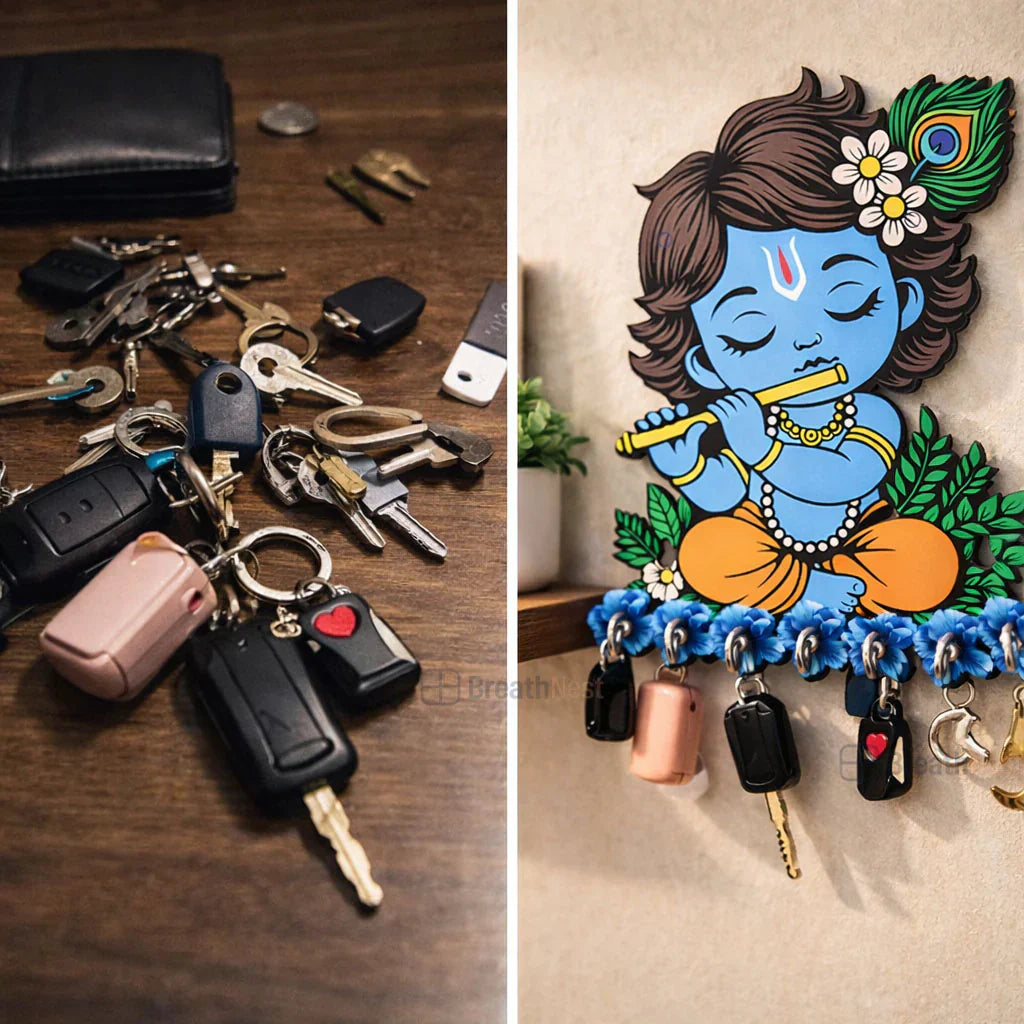BalKrishna Blessings – Devotional Wall Organizer