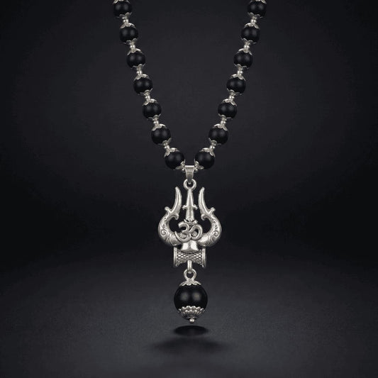 OM Shiva Trishool Karungali Mala (Free Gift Worth 599)