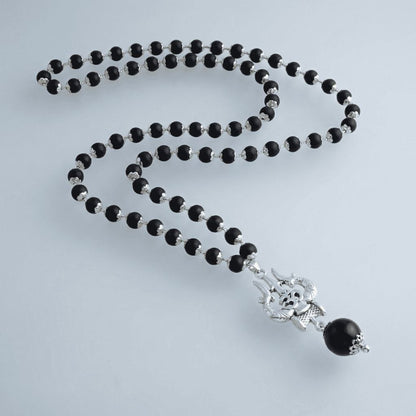 OM Shiva Trishool Karungali Mala (Free Gift Worth 599)